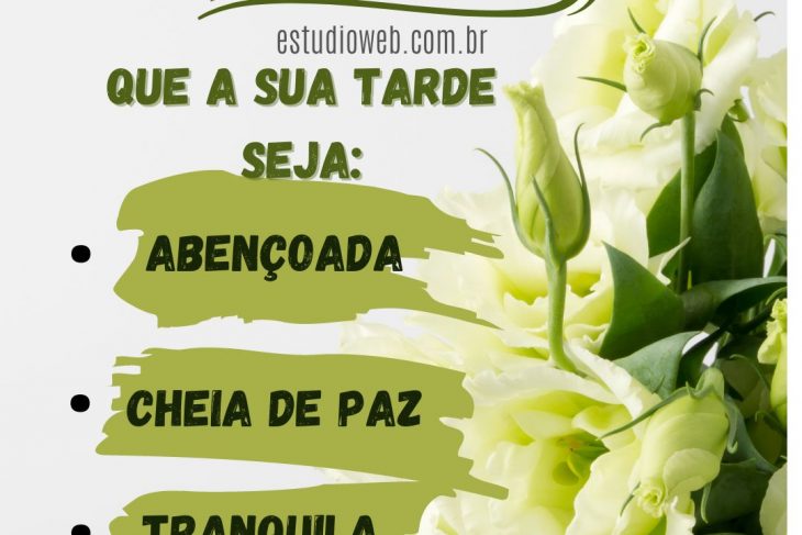 Boa Tarde Abençoada